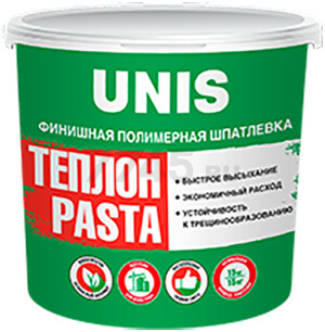 Шпатлевка UNIS Pasta Теплон 15 кг - Фото 2